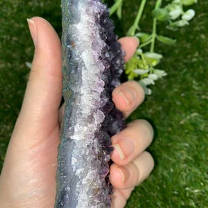 Collector's Amethyst Rough Mineral Crystal - Mineral Home Decor - Feng Shui Crystal - Protection - Meditation Stone