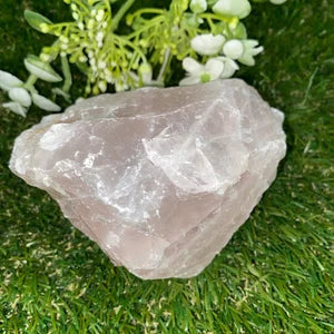 Natural Pink Quartz Rough Crystal - Amazing Collector's Piece Extra Quality