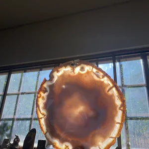 Natural Agate Slice Coaster, Agate Slice For Home Decoration, Bohemian Agate, Finding Coaster