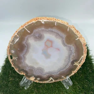 Natural Agate Slice Coaster, Agate Slice For Home Decoration, Bohemian Agate, Finding Coaster