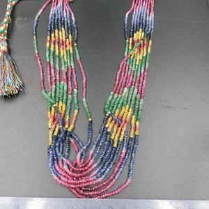 Luxury Emerald-Sapphire-Ruby Layering Necklace - Healing Stone - Gift Idea - Protection