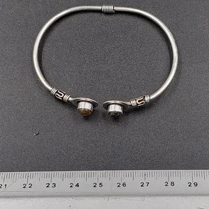 Labradorite Crystal Bracelet Silver Plated