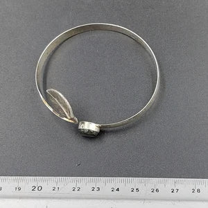 Labradorite Crystal Bracelet Silver Plated