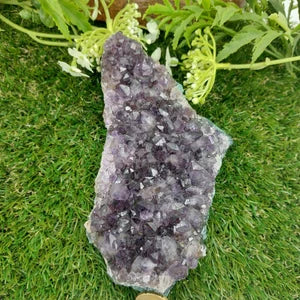 Amethyst Rough Mineral Piece , Amethyst Cluster - Home Decor