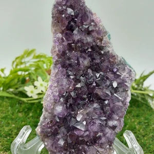 Amethyst Rough Mineral Piece , Amethyst Cluster - Home Decor