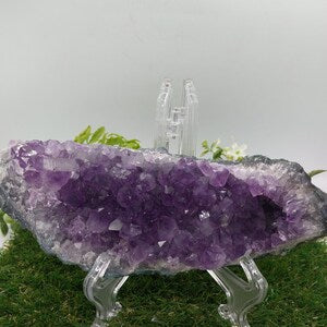 Collector's Amethyst Rough Mineral Piece - Home Decor