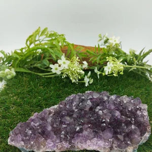 Amethyst Rough Mineral Piece , Amethyst Cluster - Home Decor