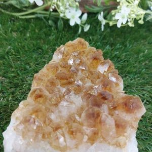 Citrine Rough Crystal, Citrine Cluster, Rough Citrine Crystal, Geode Home Decor, Happiness Prosperity