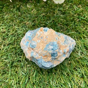 Blue Apatite Natural Crystal- Collection Specimen Mineral