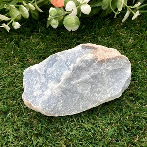 Raw Angelite Mineral Stone - Healing - Communication with our Angel Guides - Calming - Higher Conciousness