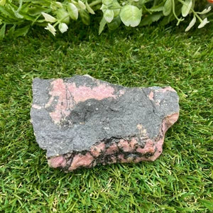 Rhodonite Natural Rough Crystal Mineral- Crystal Specimen for Collection