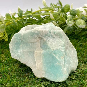 Amazonite Rough Crystal - Light Blue Stone - Collection Crystal for Display