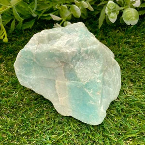 Amazonite Rough Crystal - Light Blue Stone - Collection Crystal for Display