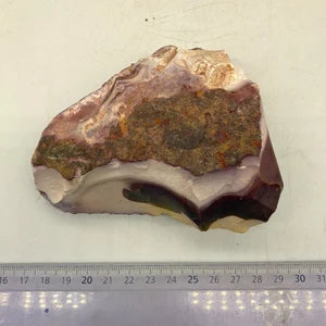 Mookaite Jasper Raw Natural Crystal, Crystal Specimen, Geology Findings