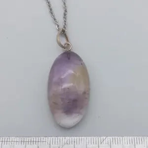 Ametrine Crystal Necklace Silver 925 Hook