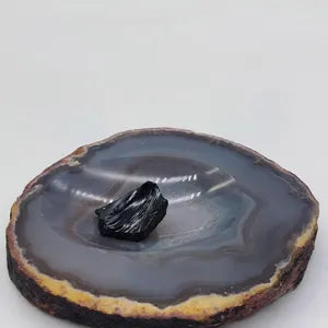 Natural Agate Ashtray, Zodiac Stone, Healing Crystal
