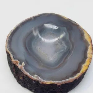 Natural Agate Ashtray, Zodiac Stone, Healing Crystal