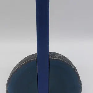 Natural Blue Agate Book Holder, Rock Formation, Home Decor, Bookend