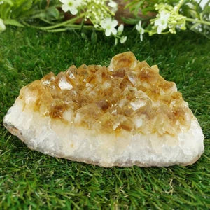 Citrine Rough Crystal, Citrine Cluster, Rough Citrine Crystal, Geode Home Decor, Happiness Prosperity