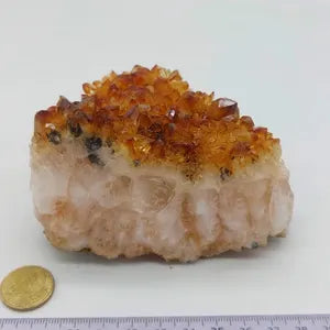 Citrine Rough Crystal - Geode Home Decor - Happiness Prosperity