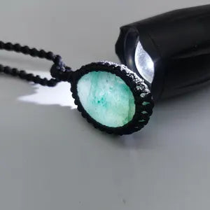 Green Aventurine Macrame Necklace