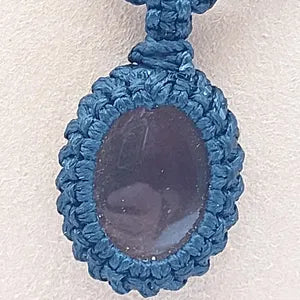 Smoked Quartz Macrame Necklace