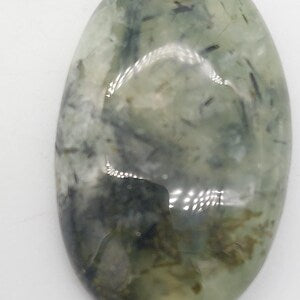 Prehnite with Green Tourmaline pendant necklace, Heart Chakra necklace , Healing Stone Birthday Gift ,Healing crystal necklace for Women