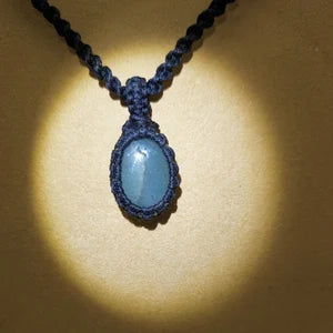 Green Aventurine Macrame Necklace