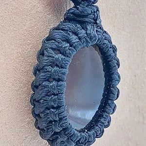 Smoked Quartz Macrame Necklace