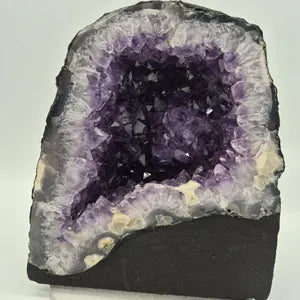 Brazilian Amethyst Cathedral - Deep Purple Crystal Cathedral Cave - Raw Geode Cathedral