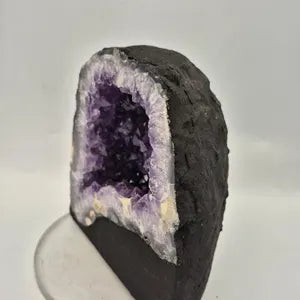 Brazilian Amethyst Cathedral - Deep Purple Crystal Cathedral Cave - Raw Geode Cathedral