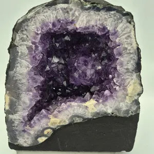 Brazilian Amethyst Cathedral - Deep Purple Crystal Cathedral Cave - Raw Geode Cathedral
