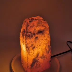Raw Yellow Calcite Lamp, Translucent Yellow Light Decor, Natural Crystal Lamp Decor