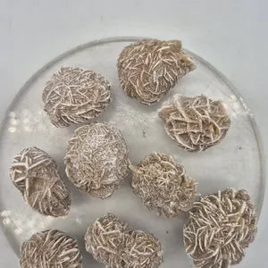 Desert Rose Selenite Crystal, Gypsum Crystal Mineral Specimen, Sand Rose Desert Stone for Clarity and Protection