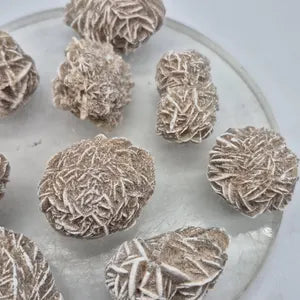 Desert Rose Selenite Crystal, Gypsum Crystal Mineral Specimen, Sand Rose Desert Stone for Clarity and Protection