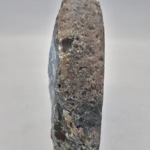 Natural Blue Agate Geode Stand - Polished Agate Crystal