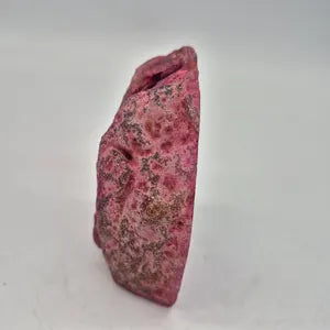 Fuchsia Agate Stone | Natural Crystal Decor | Pink Agate Slice for Home or Office