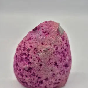 Self-Standing Pink Agate Stone | Natural Agate Crystal Decor