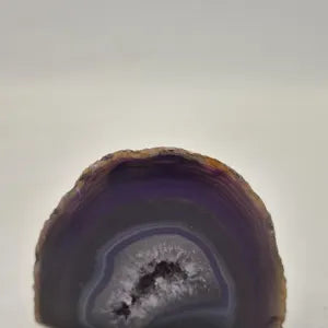 Self-Standing Purple Agate Stone | Natural Agate Crystal Decor