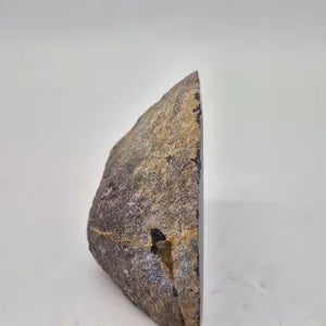 Self-Standing Purple Agate Stone | Natural Agate Crystal Decor