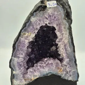 Large Amethyst Cathedral Geode – Deep Purple Crystal Cave
