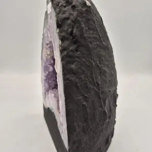 Large Amethyst Cathedral Geode – Deep Purple Crystal Cave