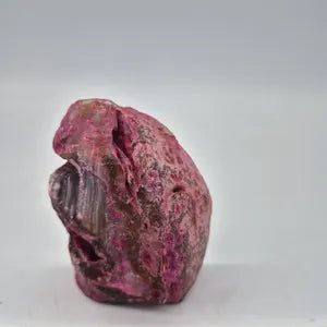 Fuchsia Agate Stone | Natural Crystal Decor | Pink Agate Slice for Home or Office