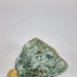 Rough Fuchsite Stone | Natural Green Crystal Decor | Raw Fuchsite Mineral Specimen