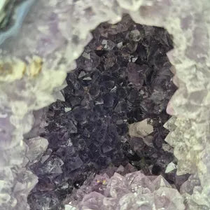 Large Amethyst Cathedral Geode – Deep Purple Crystal Cave