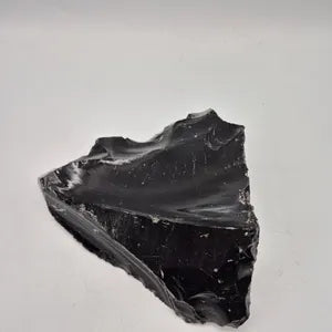 Shark Tooth Freeform Obsidian, Collector's Piece Rough Black Mineral