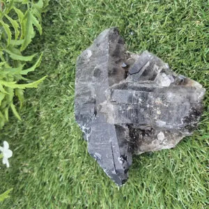 Raw Smoked Quartz Cluster | Natural Healing Crystal | Unique Mineral Gift