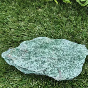 Rough Fuchsite Specimen | Natural Green Healing Crystal | Unique Crystal Home Decor