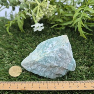 Rough Amazonite Specimen | Natural Healing Crystal | Beautiful Home Decor & Gift