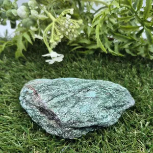 Rough Fuchsite Specimen | Natural Green Healing Crystal | Unique Crystal Home Decor